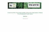 Framework for Assessing Legality of Forestry Operations ... · PDF file3 Framework for Assessing Legality of Forestry Operations, Timber Processing and Trade - Principles, Criteria
