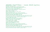 SNSD TaeTiSeo – Love Sick Lyricsdocshare01.docshare.tips/files/10885/108852433.pdf · SNSD TaeTiSeo – Love Sick Lyrics English Translation: It was the first time feeling like