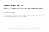 Mouse C-Reactive Protein/CRP Quantikine · The Quantikine® Mouse C-Reactive Protein/CRP Immunoassay is a 4.5 hour solid-phase ELISA designed to measure mouse CRP in cell culture