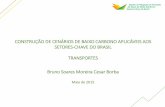 CONSTRUÇÃO DE CENÁRIOS DE BAIXO CARBONO … · Índice •Técnicas de construção de cenários para o setor transportes •Metodologias top-down e bottom-up •Cenários de consumo