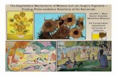 The Degradation Mechanisms of Matisse and van Gogh’s ... · The Degradation Mechanisms of Matisse and van Gogh’s Pigments – Probing Photo-oxidation Reactions at the Nanoscale