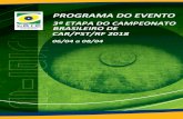 PROGRAMA DO EVENTO - cbte.org.br · MG2 - Uberlândia - Associação Atlética Tiro Desportivo Flávio Vieira - (34) 99977-3523 ... PI1 - Teresina - Krac Esporte Clube Edilson Marinho