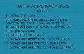 DIETAS HIPERPROTEICAS - nutricionarturoesteve.com · una dieta hiperproteica en consonancia con un buen aporte de calcio, potasio y otros minerales es un factor protector de la salud