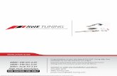 Copyright 2012, AWE Tuning. No part of this document may ... · Secor Ltd. (AWE Tuning) warrants to the original retail purchaser (onsumer) this product (Audi A3, VW GTI/ GLI 2.0T