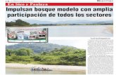 2-B La Tribuna Domingo 22 de abril, 2012 R En Sico y ... · La propuesta de adhesión para el Bosque Modelo Sico-Paulaya se presentó por parte de la Mesa de Ambiente y Producción