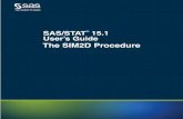SAS/STAT 15.1 User’s Guide · Getting Started: SIM2D Procedure F 9191 Getting Started: SIM2D Procedure Spatial simulation, just like spatial prediction, requires a model of spatial