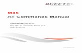 M85 AT Commands Manual - itbrainpower.net · AT+COPS Operator Selection ... AT+QCLASS0 Store Class 0 SMS to SIM when Receiving Class 0 SMS ... M85 AT Commands Manual