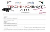 TechnoBot² 2019 Inscription Supéreur et Open · Modular Assembly Spécialité(s) ...
