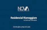 Residencial Riomaggiore · 2017-08-07 · 46 Apartamentos: Apartamentos de 2 ... Uma Torre composta por: 2 Subsolos (vagas de garagem e Hobby Box); 1º Pavimento –Térreo (Apartamentos