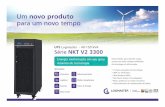 Um novo produto para um novo tempo - Energia Ininterruptalogmaster.com.br/_files/Catalogo_Serie_NKT_V2_3300_dDWz.pdf · Tipo de baterias, fator de potência de saída, rendimento