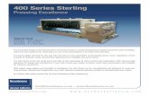 400 Series Sterling - Desmet Ballestra · With added value options and fl exibility of installation, the 400 Series can be manufactured and delivered to meet your requirements, ...