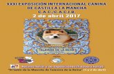 XXXI EXPOSICIÓN INTERNACIONAL CANINA DE CASTILLA …natres.es/doc/talavera_2017i.pdf · 4 La Real Sociedad Canina de España,está declarada de carácter oficial y de utilidad pública