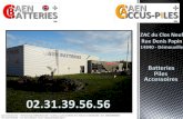 P.3: Présentation d’entreprise - Caen Batteries · Caen Batteries est votre spécialiste de la batterie sur le secteur de Caen depuis maintenant 20 ans. Située ZAC du clos neuf