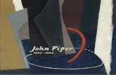 John Piper - thefineartsociety.com · John Piper (!,*.–!,,+) was an important and distinctive /gure in modern British art in a long career that spanned seven decades, from the !,+*s
