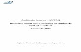 Auditoria Interna - ANTAQ Relatório Anual das Atividades ...portal.antaq.gov.br/wp-content/uploads/2017/06/Exercício-de-2016.pdf · execução do Plano Anual de Auditoria Interna