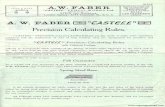 Catalogo A.W. Faber Castell series 3xx ingles - micerveza.esmicerveza.es/NEW LAYOUT/0 - CATALOGOS Y MANUALES/CATALOGOS/catalogo... · TRADE A. W. "CASTE"" PENCIL WORKS Ltd., established