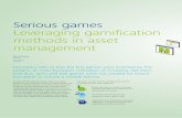Serious games - Leveraging gamification methods in asset ... Serious games Leveraging gamification