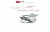 Spirit Manual 5-12 - print-2-mail.com · 2 Introduction The SPIRIT is designed to fold and seal up to 1800 documents per hour. Patented folding & sealing technologies ensure a good