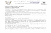 Página de Diário da Justiça Militar Eletrônico · de Processo Civil, a justificar quaisquer alterações em sua redação, motivo pelo qual NÃO CONHEÇO dos Embargos Declaratórios