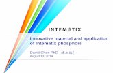Innovative material and application of Intematix phosphors. Phosphor Presentation... · Innovative material and application of Intematix phosphors ... nm CIEx CIEy D10V ... 100 8.957