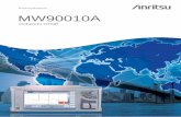 Product Brochure MW90010A - dl.cdn-anritsu.com · Product Brochure MW90010A Coherent OTDR. The Anritsu MW90010A Coherent OTDR (C-OTDR) is a measuring instrument for detecting faults