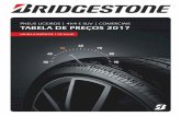 PNEUS LIGEIROS | 4X4 E SUV | COMERCIAIS TABELA DE …intranet.brasefilho.com/pneus/tabelas_pneus/bridgestone_firestone... · De momento, os pneus Bridgestone DriveGuard não estão