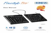 User Manual - kinesis-ergo.com · To download the latest firmware and to access all support resources visit . To shop for accessories visit https: ...
