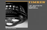 “AP” Bearings for Industrial ... - R1 Rolamentos: Homer1rolamentos.com.br/wp-content/uploads/2016/12/Timken-Ferroviario.pdf · 2 Introduction When The Timken Company introduced