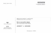 AGENCIJA ZA STATISTIKU BOSNE I HERCEGOVINEbhas.ba/tematskibilteni/Investicije 2007 i 2008.pdf · Izdaje i štampa: Agencija za statistiku Bosne i Hercegovine, Bosna i Hercegovina,