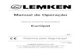 Manual de Operação - agroparts.com · Manual de Operação Charrua reversível desmontável EurOpal - PT - Estamos pela Segurança! Art.Nr.175 3522 8/07.05 LEMKEN GmbH & Co. KG