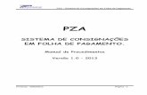 manual PZA V1 - portal.fazenda.sp.gov.br · PZA – Sistema de Consignações em Fol ha de Pagamento Prodesp - 05/02/2013 ...