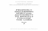 Properly Discerning Spiritual Authority - afaithfulword.org - Properly Discerning... · Nee or the published ministry of Witness Lee unless otherwise noted. Excerpts from the Recovery