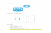 G5 Security Alarm System · Volume de sirene a tempo de toque Volume de sirene (0 mute, 1 baixo, 2 alto). Tempo de toque da sirene (1 -9 min). Efectuar na mensagem recebida Reencaminhar>>Editar