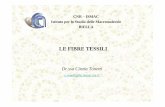 FIBRE TESSILI [ITA] - 2bfuntex.eu TESSILI [ITA].pdf · classificazione fibre tessili fibre naturali vegetali • cotone • lino • canapa • ramie’ animali • lana • peli