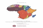 Abstracts Archaeology in Africa - WordPress.com · Anna Maria Mercuri (Laboratorio di Palinologia e Paleobotanica, Dipartimento Scienze della Vita,Università degli Studi di Modena