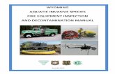 WYOMING AQUATIC INVASIVE SPECIES FIRE EQUIPMENT … · i wyoming aquatic invasive species fire equipment inspection and decontamination manual revised 2016