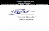 TC-170 & 170PD Parts Manual - Fabco Transfer Case · Part numbers contained in this manual were in effect at the time the manual was approved for printing and are subject to change