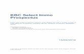 KBC Select Immo Prospectus - bkb-bank.com · Johan Daemen Non-Executive Director Katrien Mattelaer Non-Executive Director Pierre Konings Non-Executive Director Stefan Van Riet Non-Executive