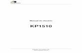Manual - KP1510 V12 · 3- Fibria Termoticket 75 Bobina: Diâmetro externo máximo: 80 mm Diâmetro interno: 12 mm Largura papel: 57,5 ± 0,5 mm