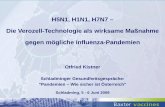 H5N1, H1N1, H7N7 – Die Verozell-Technologie als wirksame ... · Influenza has been a significant public health problem worldwid e, with three pandemics during the past century.