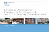 Financial Assistance Programs for Economic and Community ... · June 2007 Financial Assistance Programs for Economic and Community Development
