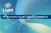 3º Encontro Anual Light e Investidoresri.light.com.br/ptb/763/3_Encontro_Anual_2010_Final.pdf · 3ºEncontro Anual Light e Investidores. 2 ... Planejamento Estratégico 2010-2013.