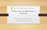 Elaboração de Relatórios e Projetos · Instituto Federal de Educação, Ciência e Tecnologia do Amazonas Elaboração de Relatórios e Projetos Professora Iane Barroncas Gomes