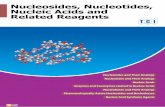 Nucleosides Nucleotides and Related Reagents · Nucleosides Nucleotides uclei cid n elate eagents Nucleosides Nucleotides uclei cid n elate eagents 4 Please inquire for pricing and