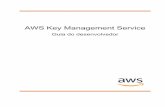 AWS Key Management Service · • Ativar e desativar a rotação automática do material criptográfico em uma chave mestra • Importar material criptográfico para uma chave mestra