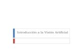 Introducción a la Visión Artificial - BIENVENIDO A LA PÁGINA DEL ... · Introducción a la Visión Artificial Extracción de características de las imágenes Marr: “Visión