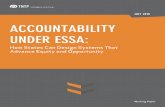 ACCOUNTABILITY UNDER ESSA - Home Page | TNTP · Overview of ESSA accountability requirements The accountability system requirements of ESSA are intended to reinforce ESSA’s underlying