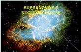 SUPERNOVAS E NUCLEOSSÍNTESE - astro.iag.usp.brthais/aga210_files/supernovasenucleossintese.pdf · A B 4. Nem todo o gás é expelido na fase de NOVA, e a massa na superfície da