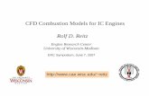 CFD Combustion Models for IC Engines Rolf D. Reitz · Auto-ignition and Detailed Chemistry Models Gasoline Diesel Bio-diesel Aromatic Alcohol Ehthanol 25 species 51 reactions 30 species