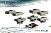 ACTUATORS & A CTUATED B V - KELM UK - Pneumatic ... · 9 O-rings –NBR rubber O-rings provide trouble-free operation at standard temperature ranges. For high and low temperature,